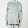 LANVINCOLLECTIONランバンコレクション【M・Lサイズ】滑らかフリースシルキーマイヤークルーネック長袖トップススウェットシャツラウンジウェアメンズ男性紳士部屋着あたたかいプレゼントギフト54434032