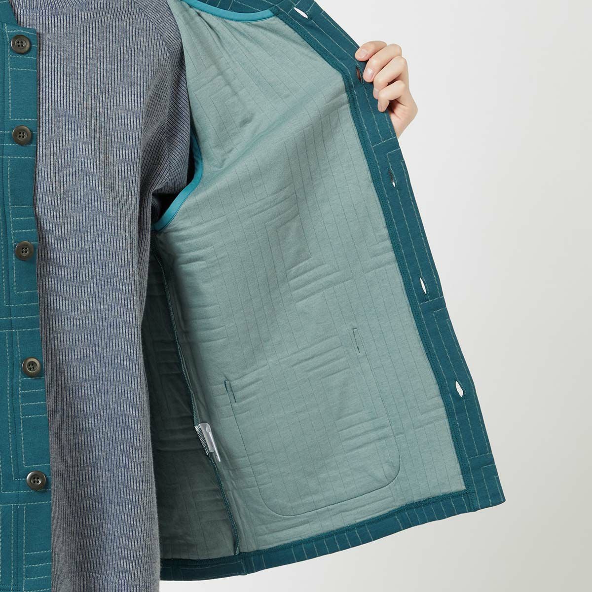 50%OFF LANVIN COLLECTION 中綿二ットキルト ベスト JLロゴ 半纏