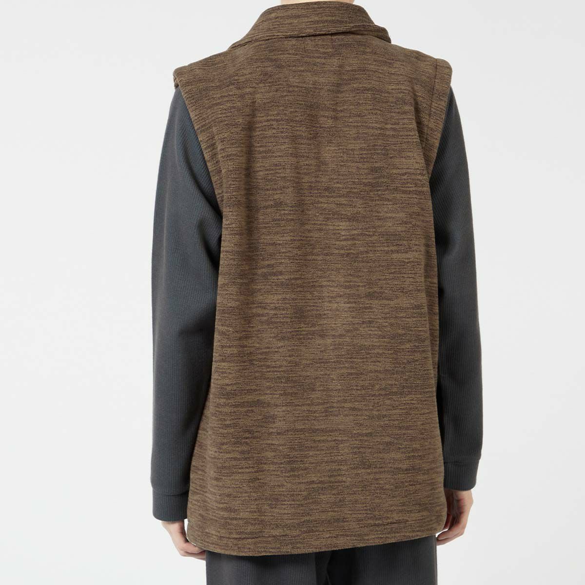 LANVIN COLLECTION 【M・Lサイズ】 カチオン染フリース ベスト 前