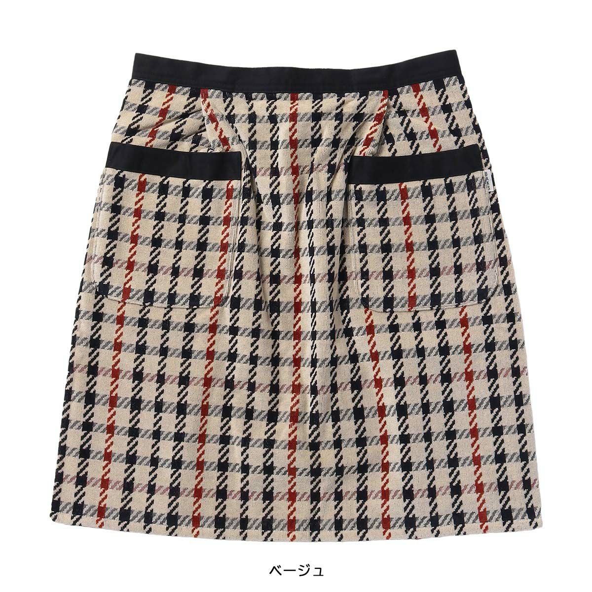 DAKS House Check柄 綿100％ パイル地 タオルエプロン 後結び サロン