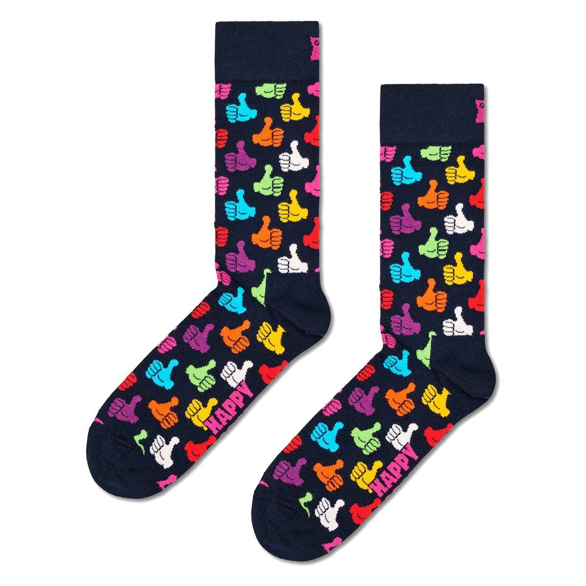44%OFF Happy Socks Thumbs Up (サムズ アップ)クルー丈 ソックス ユニ 44%OFF Happy Socks Thumbs Up (サムズ アップ)クルー丈 ソックス ユニ