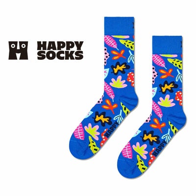HappySocksハッピーソックスLeaves（リーブス）クルー丈ソックス靴下ユニセックスメンズ＆レディースプレゼント無料ラッピングギフト10231082