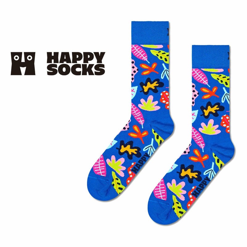 HappySocksハッピーソックスLeaves（リーブス）クルー丈ソックス靴下ユニセックスメンズ＆レディースプレゼント無料ラッピングギフト10231082