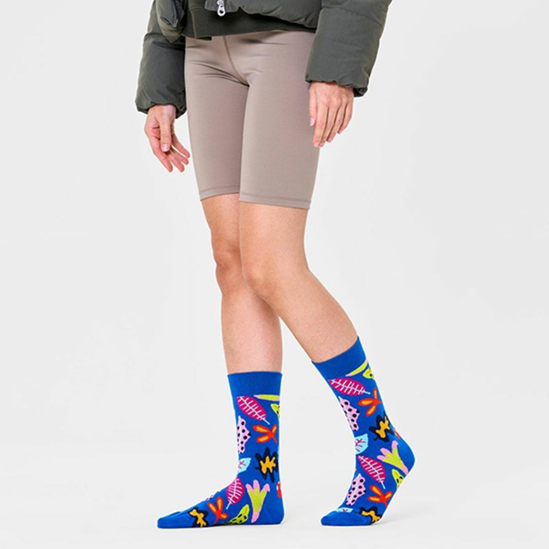 HappySocksハッピーソックスLeaves（リーブス）クルー丈ソックス靴下ユニセックスメンズ＆レディースプレゼント無料ラッピングギフト10231082