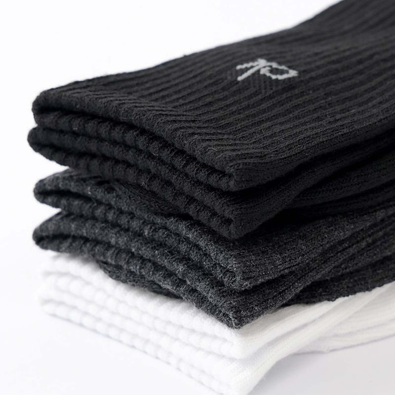 【3足セット】CalvinKleinカルバンクラインメンズ足底パイルワンポイント刺繍無地リブクルー丈ソックス靴下男性紳士プレゼント無料ラッピングギフト92572201