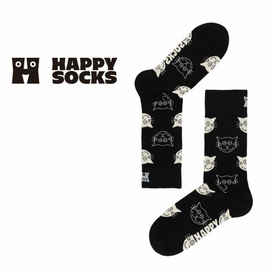 HappySocksハッピーソックスCat（キャット）クルー丈ソックスJAPANEDITION靴下ユニセックスメンズ＆レディースプレゼント無料ラッピングギフト11233139