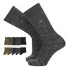 DAKSダックス履き口ゆったりらくらくガーゼ編みかかとしっかりホールド毛混ダイヤジャカード柄クルー丈メンズ靴下男性プレゼントギフト02515743