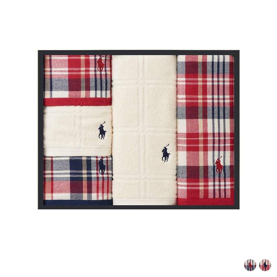 RALPH LAUREN HOME Edgartown Madras Gauze & Large Windowpane ハンド