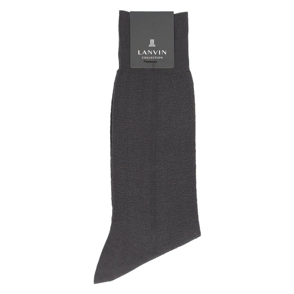 LANVIN COLLECTION 日本製 清涼仕様 足底鹿の子編み クルー丈 パターン