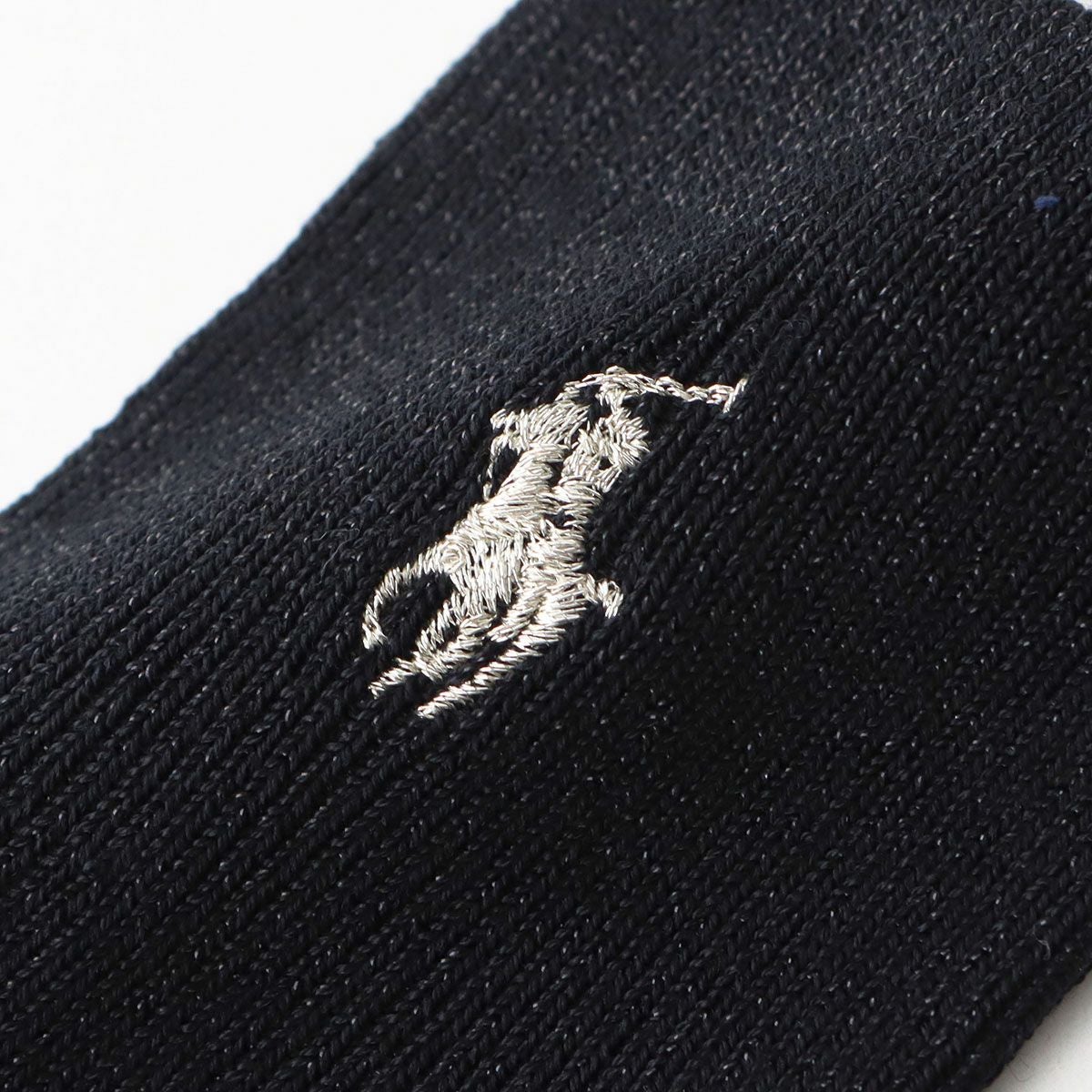 POLO RALPH LAUREN ラメ スカラップ ワンポイント 金刺繍 ショート丈
