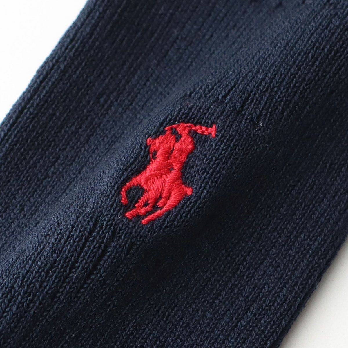 POLO RALPH LAUREN スクールソックス【32cm丈】ワンポイント刺繍（片面