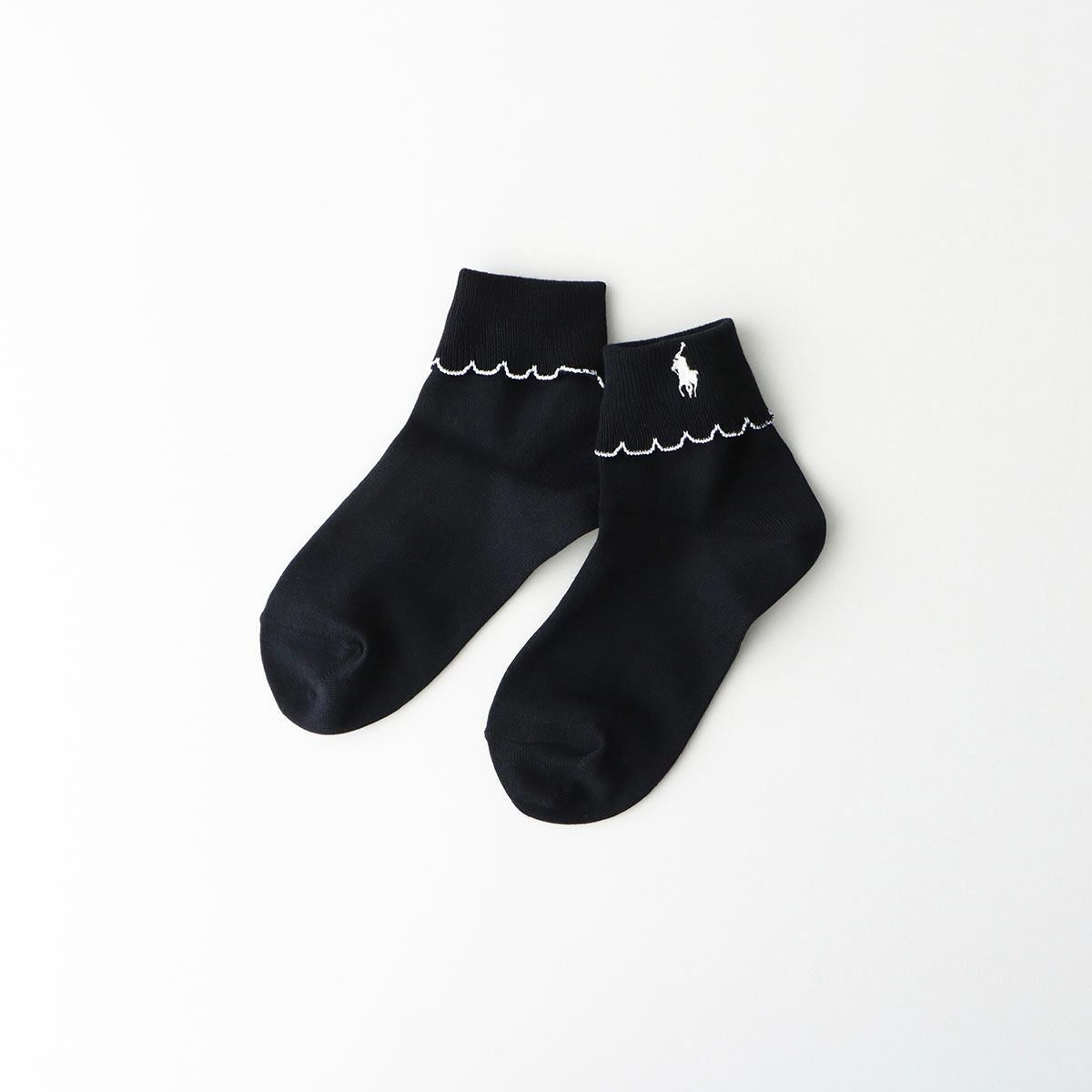 POLO RALPH LAUREN キッズ 折り返し ピコットミシン フリル ワン
