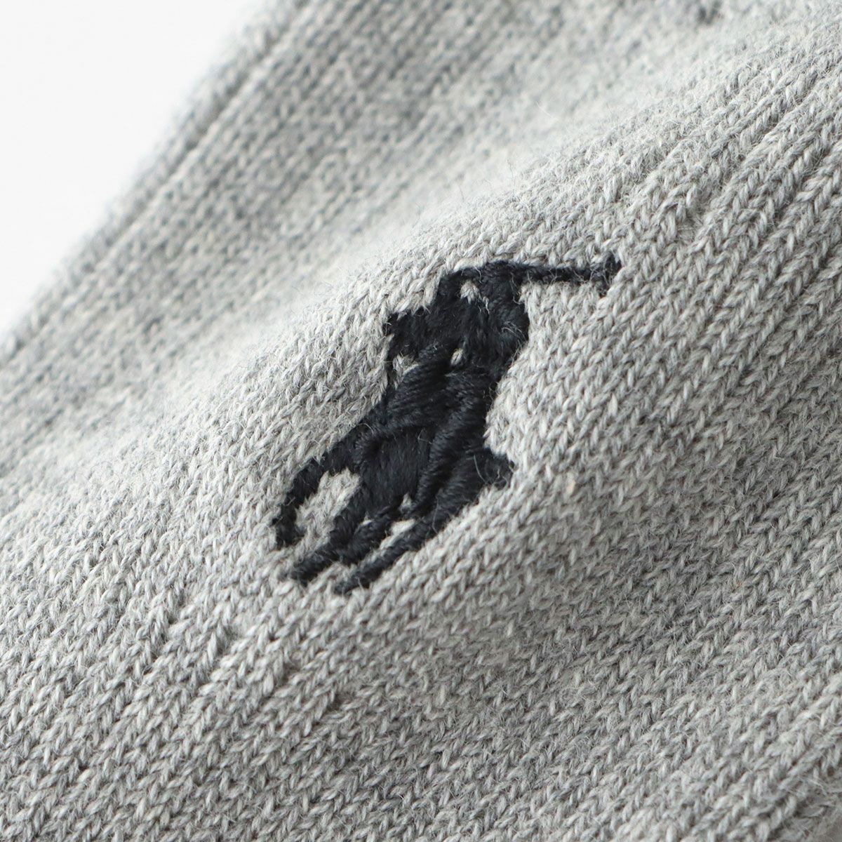 POLO RALPH LAUREN キッズ 綿混 リブ ワンポイント刺繍 クルー丈