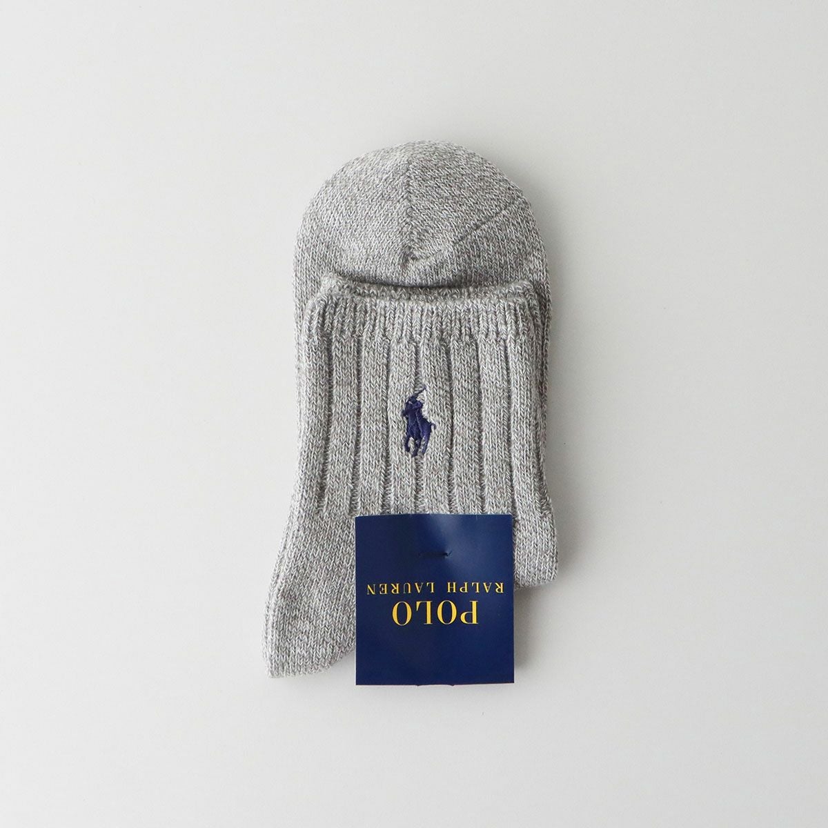 希少✨️POLO RALPH LAUREN コットン ボイルスカート 刺繍 QR POLO RALPH LAUREN 新ローゲージ 刺繍 ワンポイントソックス ショート