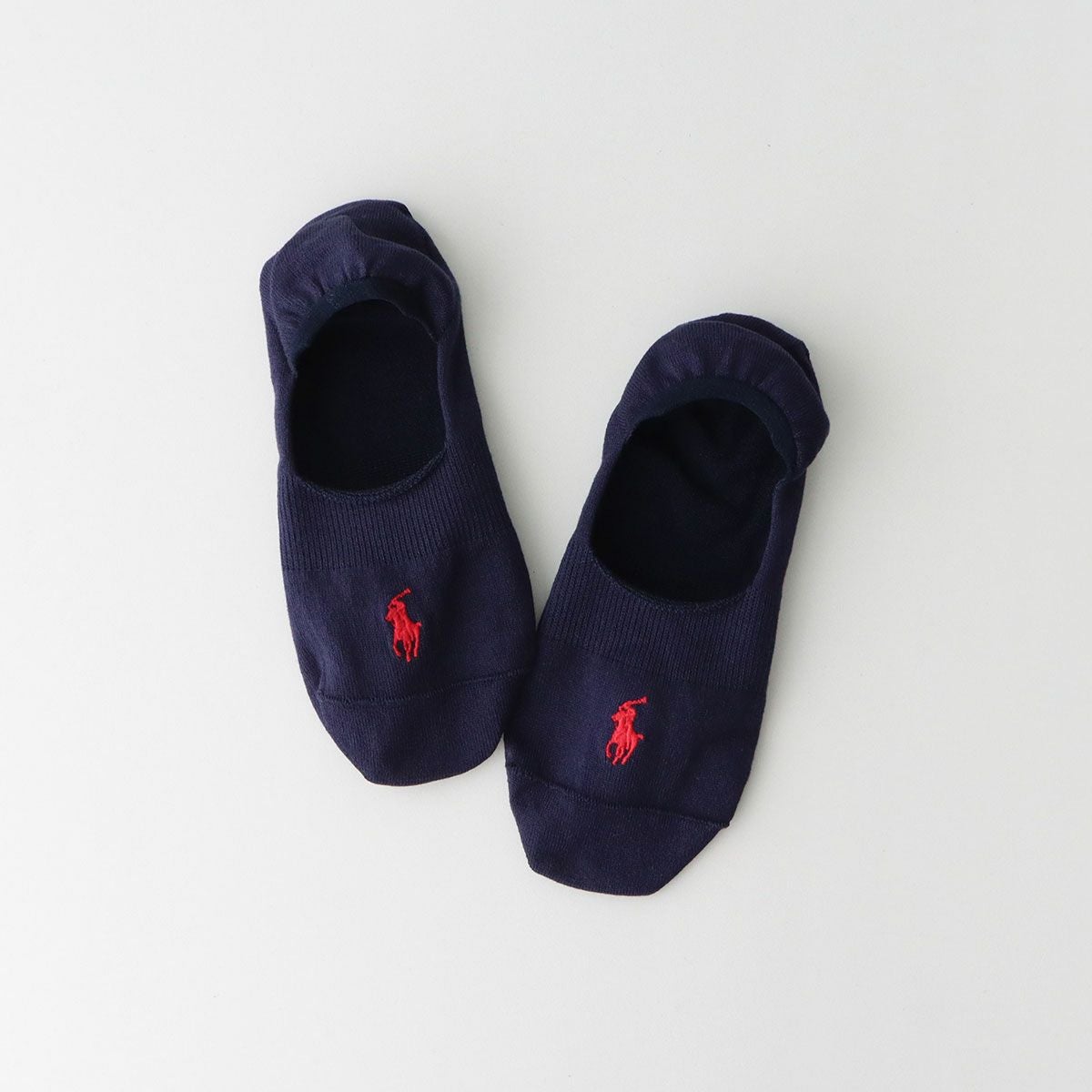 POLO RALPH LAUREN 綿混 フットカバー 深履き かかと滑り止め付き