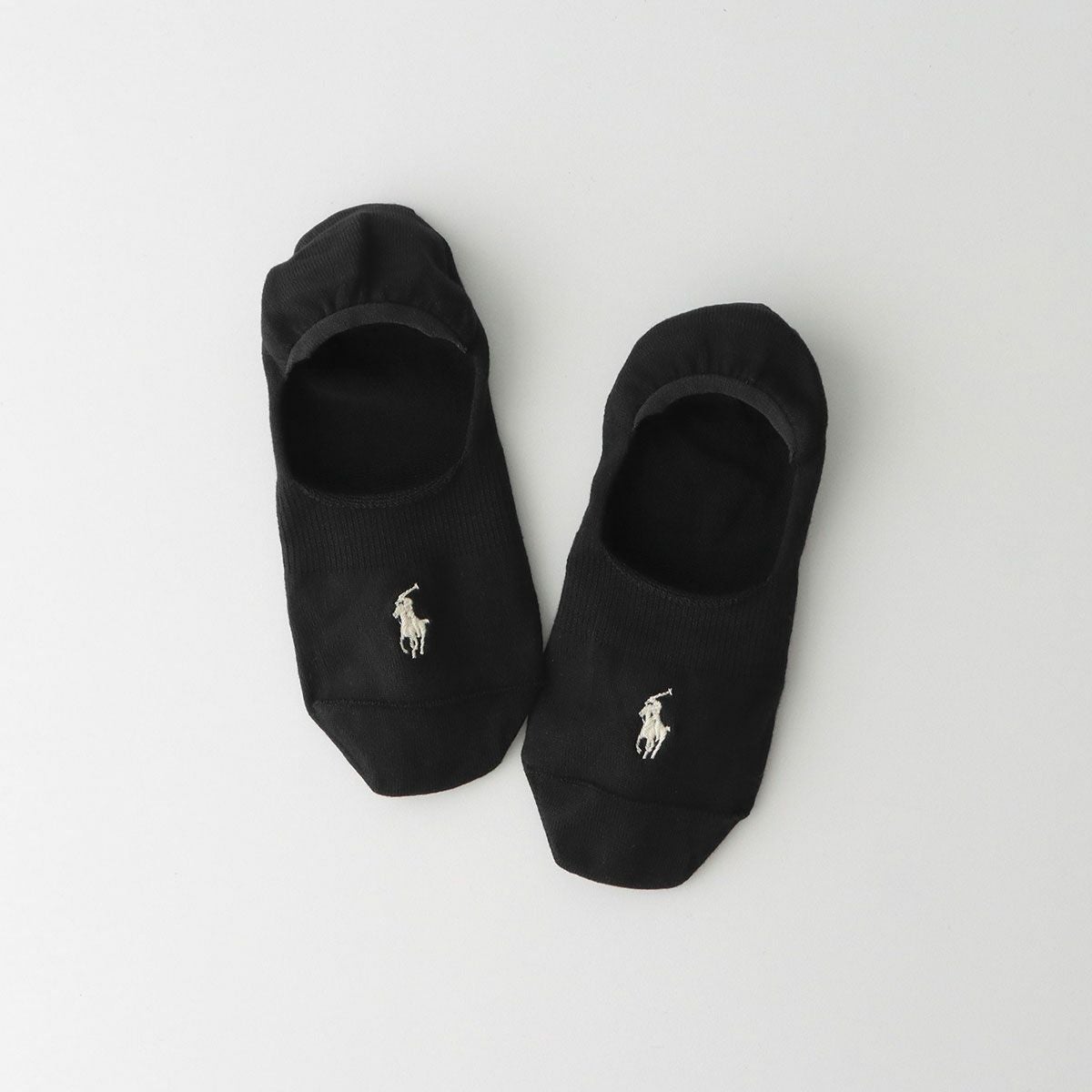 POLO RALPH LAUREN 綿混 フットカバー 深履き かかと滑り止め付き
