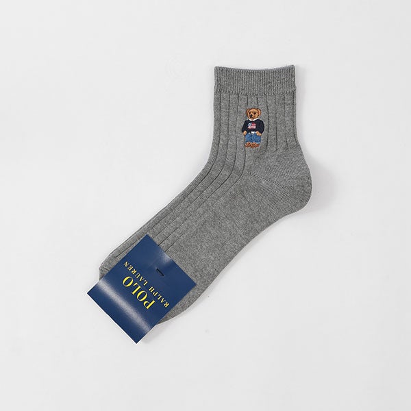 POLO RALPH LAUREN ポロベア ワンポイント刺繍 リブ ショート丈