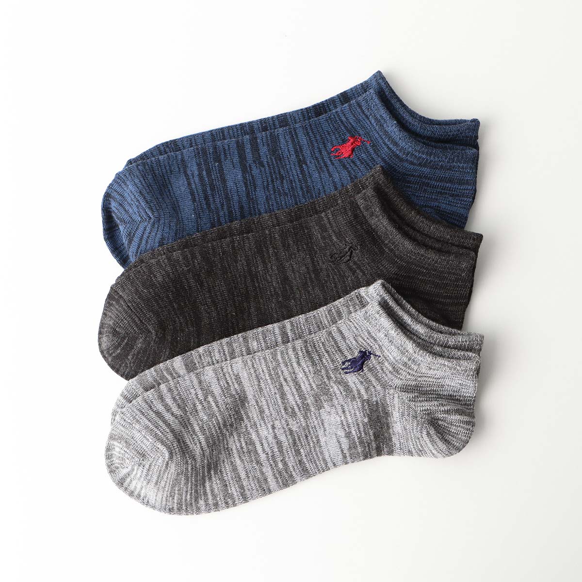 3足セット】POLO RALPH LAUREN ワンポイント スニーカー丈 ソックス