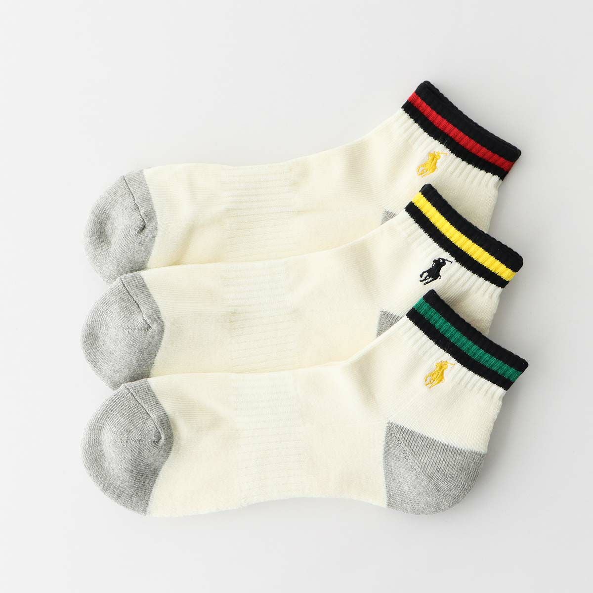 3足セット】POLO RALPH LAUREN TOPライン 足底パイル アーチサポート