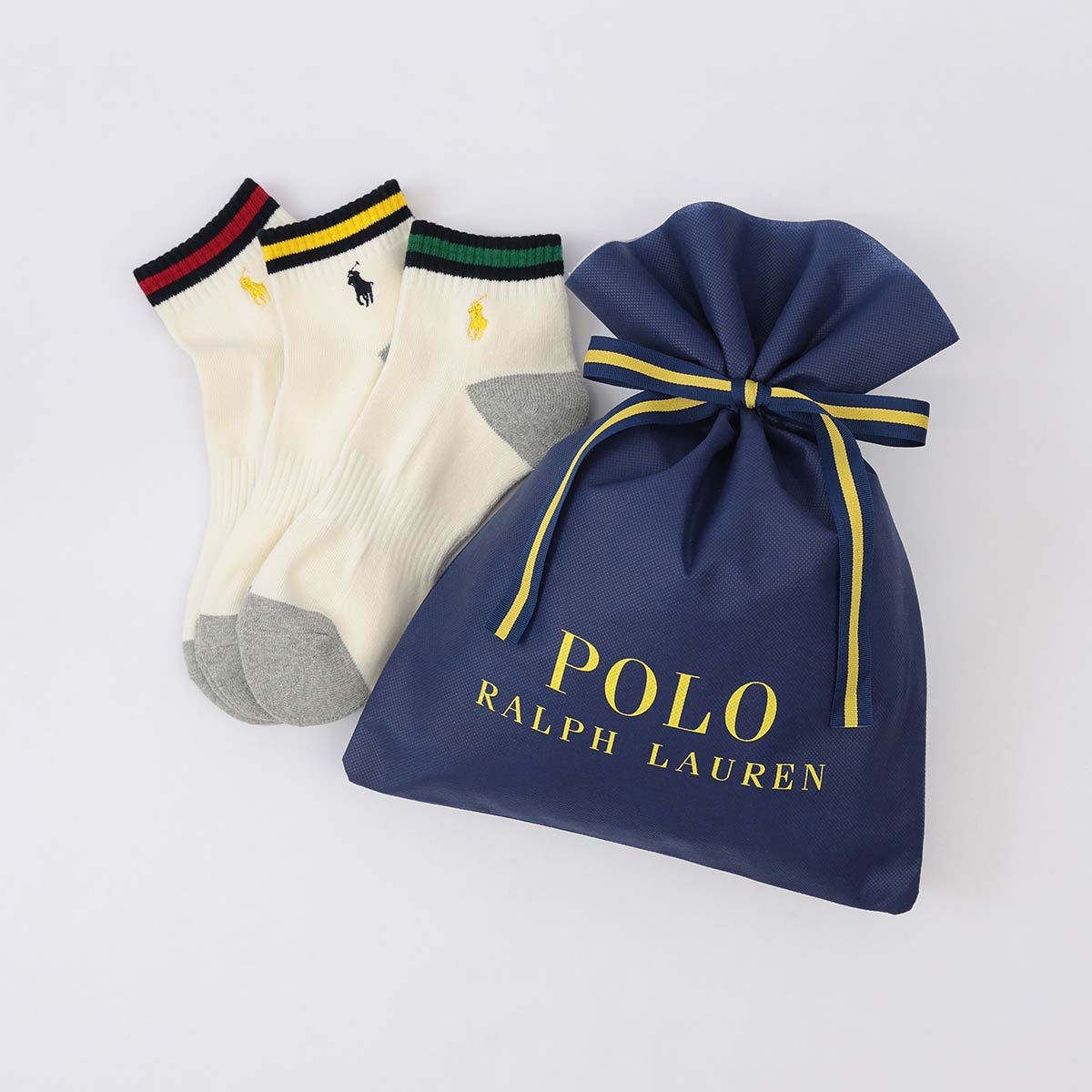 3足セット】POLO RALPH LAUREN TOPライン 足底パイル アーチサポート