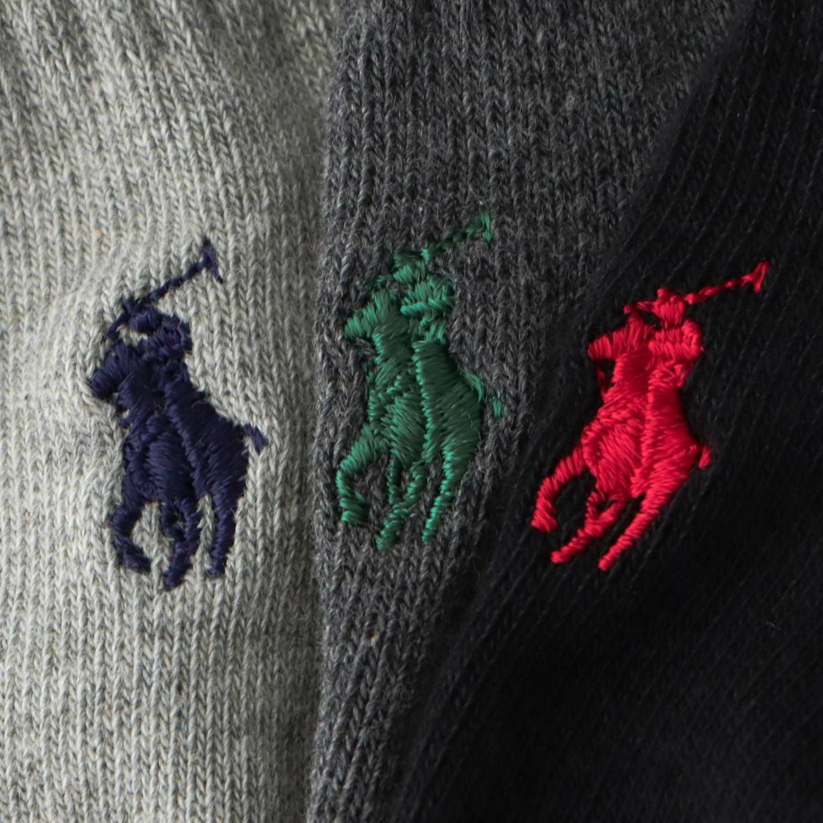 3足セット】 POLO RALPH LAUREN 《カラー豊富》 足底パイル アーチ