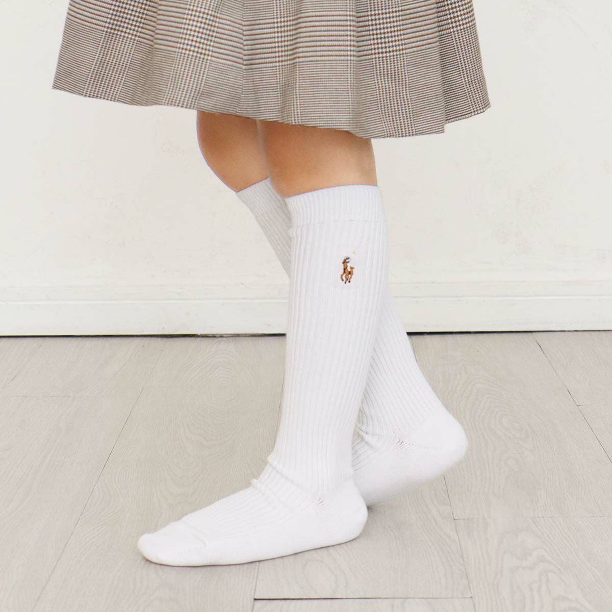 POLO RALPH LAUREN キッズ マルチカラーワンポイント リブ