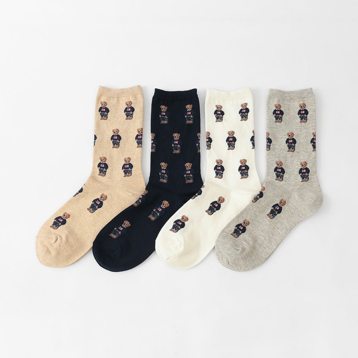 POLO RALPH LAUREN オーガニックコットン混 フラッグミニベア総柄