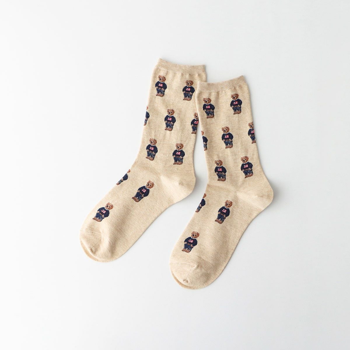 POLO RALPH LAUREN オーガニックコットン混 フラッグミニベア総柄