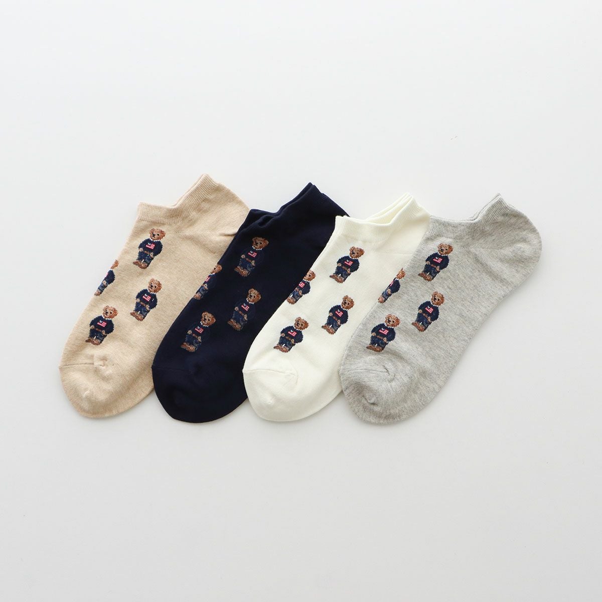 POLO RALPH LAUREN オーガニックコットン混 フラッグミニベア総柄