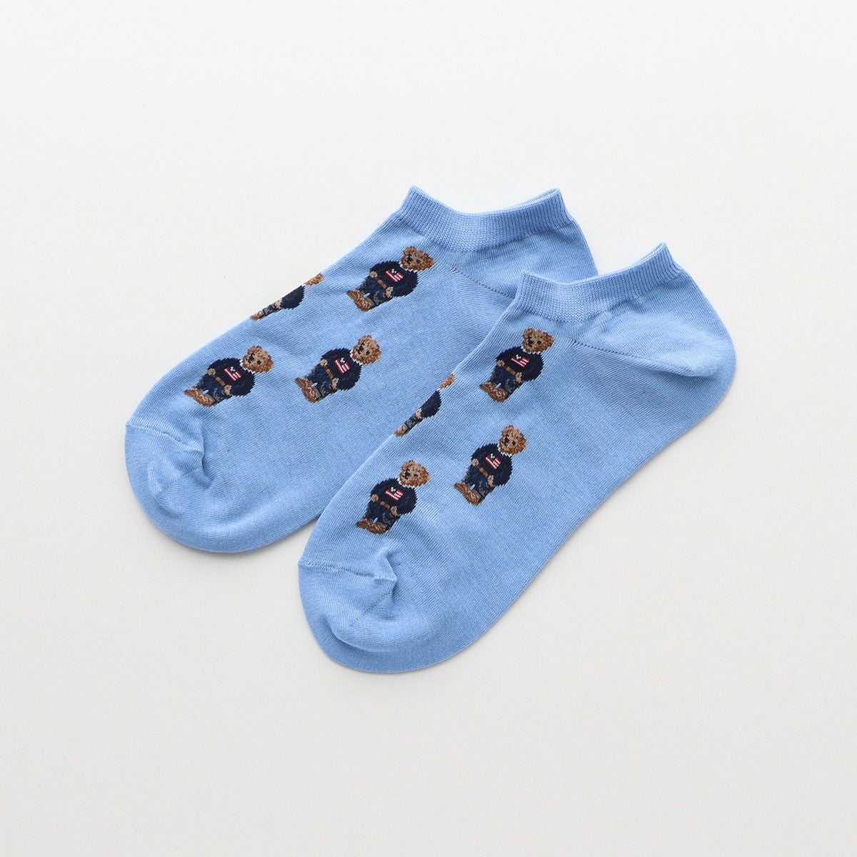 POLO RALPH LAUREN オーガニックコットン混 フラッグミニベア総柄