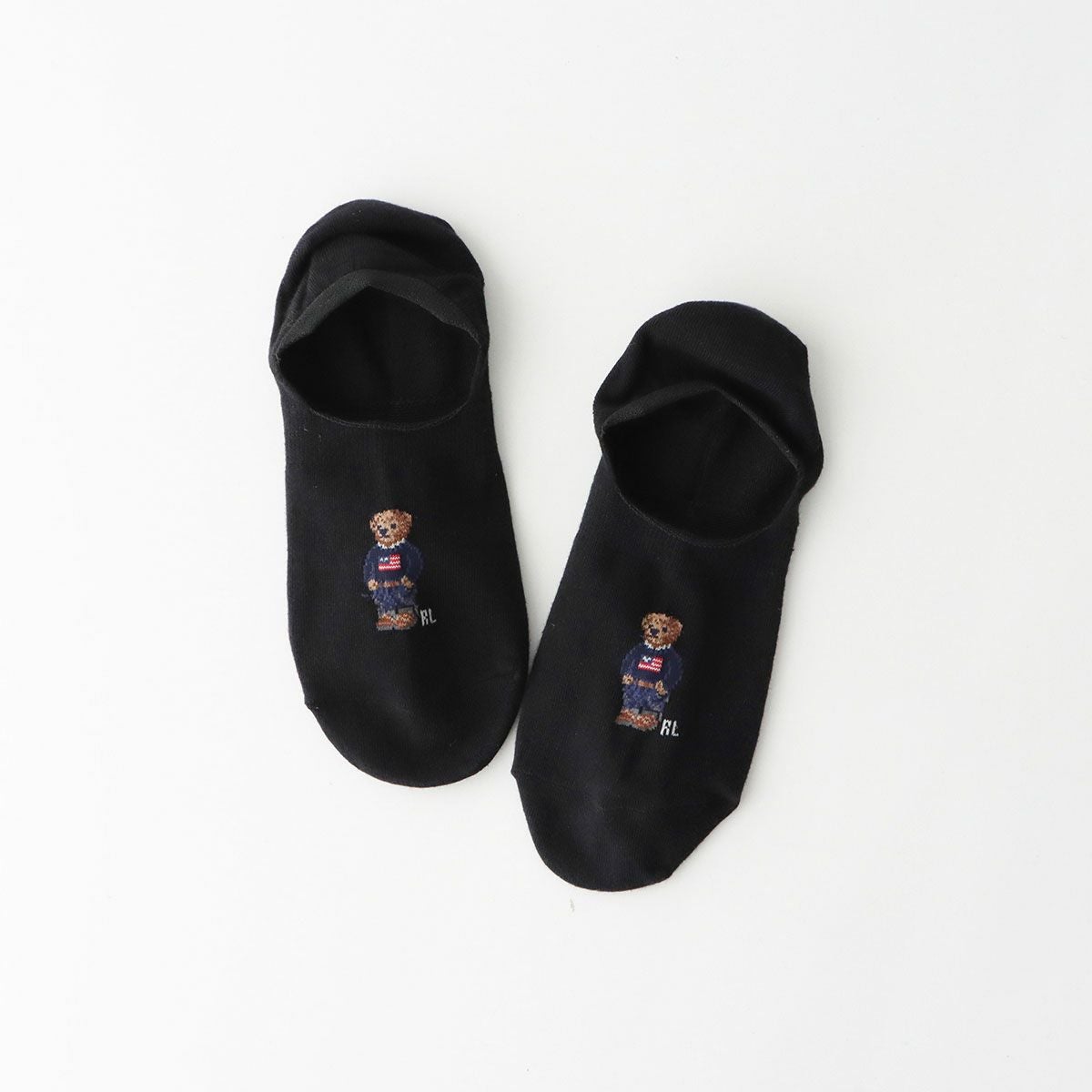 POLO RALPH LAUREN デニムミニベア ポロベア フットカバー 深履き