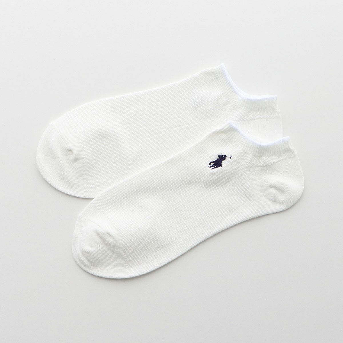 ≪WEB限定≫POLO RALPH LAUREN さらっと快適鹿の子編みのスニーカー丈