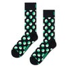 HappySocksハッピーソックスメンズ＆レディースプレゼント無料ラッピングギフトFadedBigDotSockフェードビックドット柄ブラッククルー丈ソックス靴下10240085