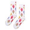 HappySocksハッピーソックスIceCream(アイスクリーム)ホワイトクルー丈ソックス靴下ユニセックスメンズ＆レディースプレゼント無料ラッピングギフト10240056