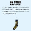 HappySocksハッピーソックスメンズ＆レディースプレゼント無料ラッピングギフトRubberDuckSockラバーダック柄ブルークルー丈ソックス靴下10240134