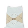DAKSダックス日本製履き口ソフトレーヨンシルク混DAKS刺繍アーガイルクルー丈レディースソックス靴下女性プレゼントギフト03367010