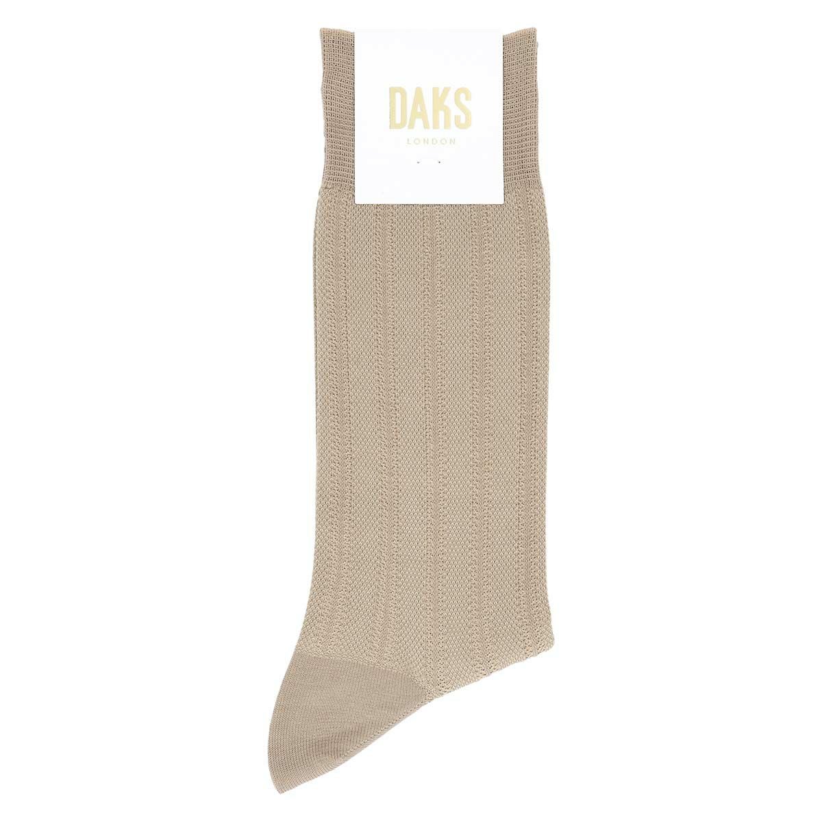 DAKS 涼感 ビジネスソックス 足底鹿の子編み 履き口ゆったり かかと