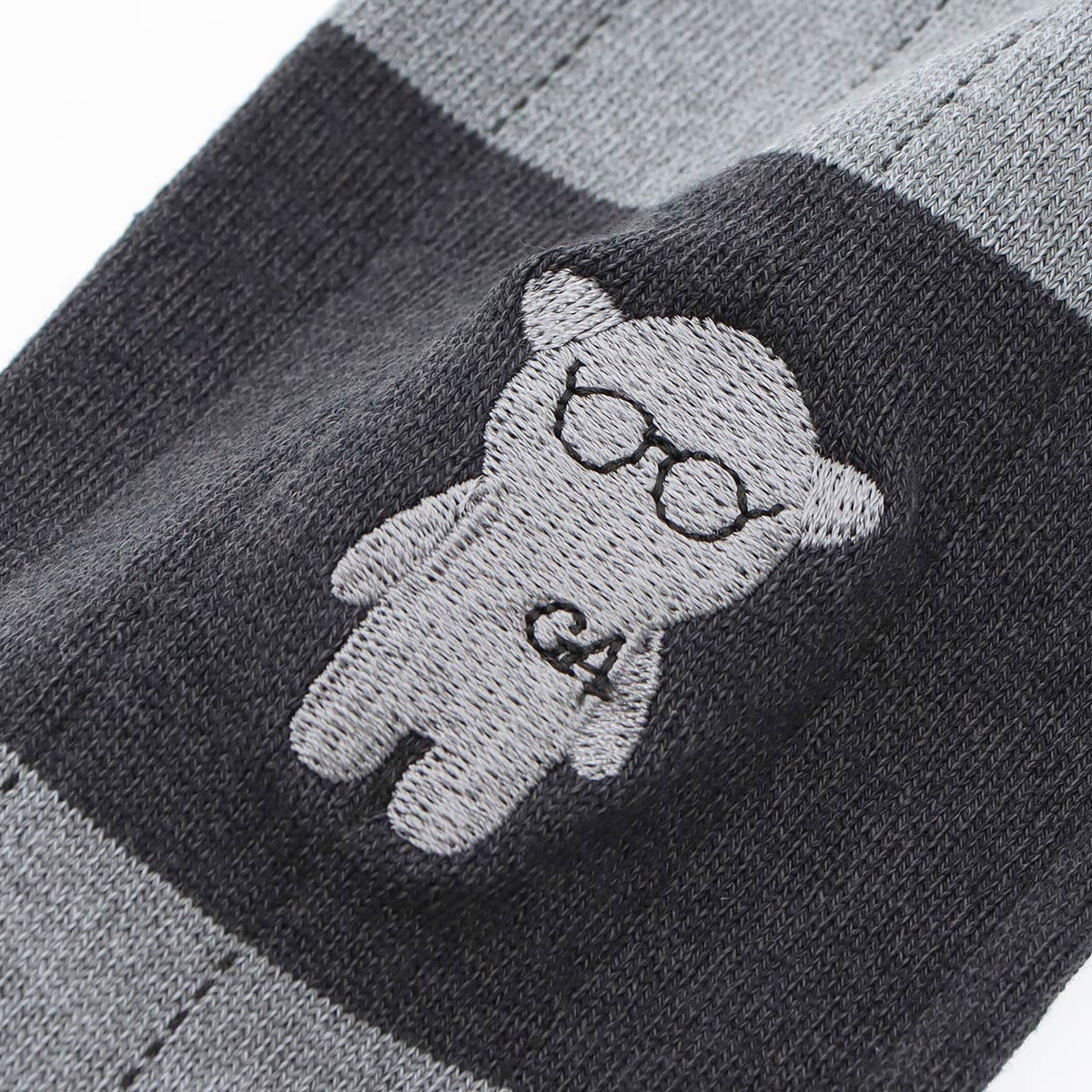EMPORIO ARMANI タックストライプ3色ボーダー マンガベア刺繍