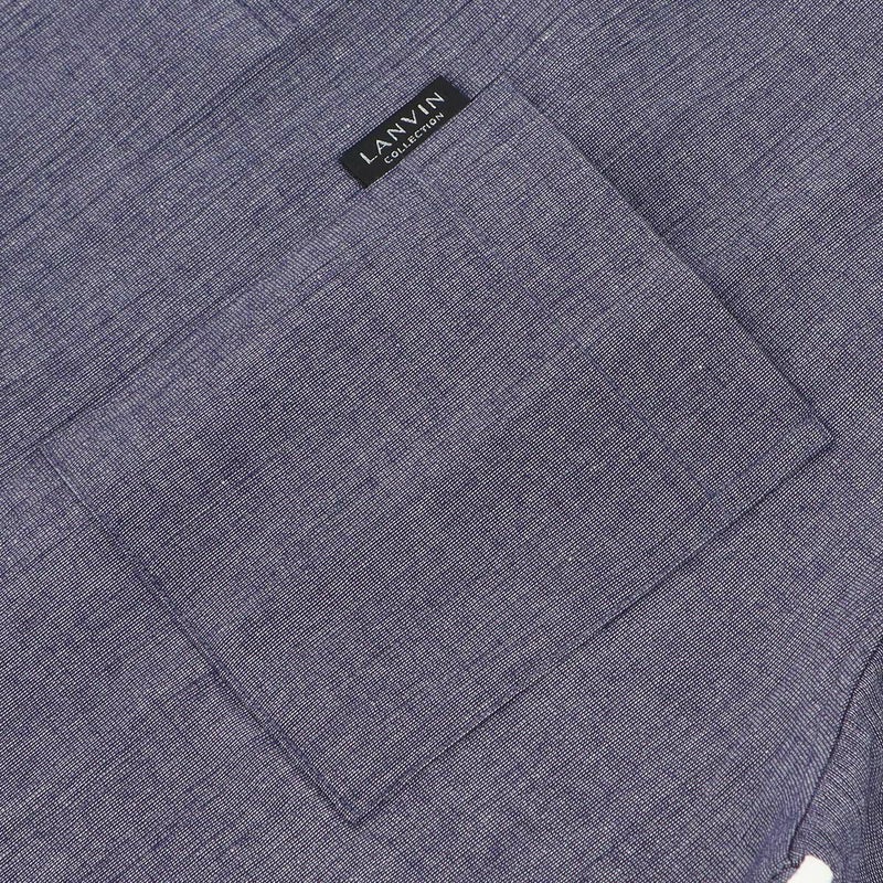 LANVINCOLLECTIONランバンコレクション【LLサイズ】綿100％しじら楊柳パジャマメンズ半袖トップス大きいサイズ男性紳士部屋着ブランド薄手夏用プレゼントギフト54445013