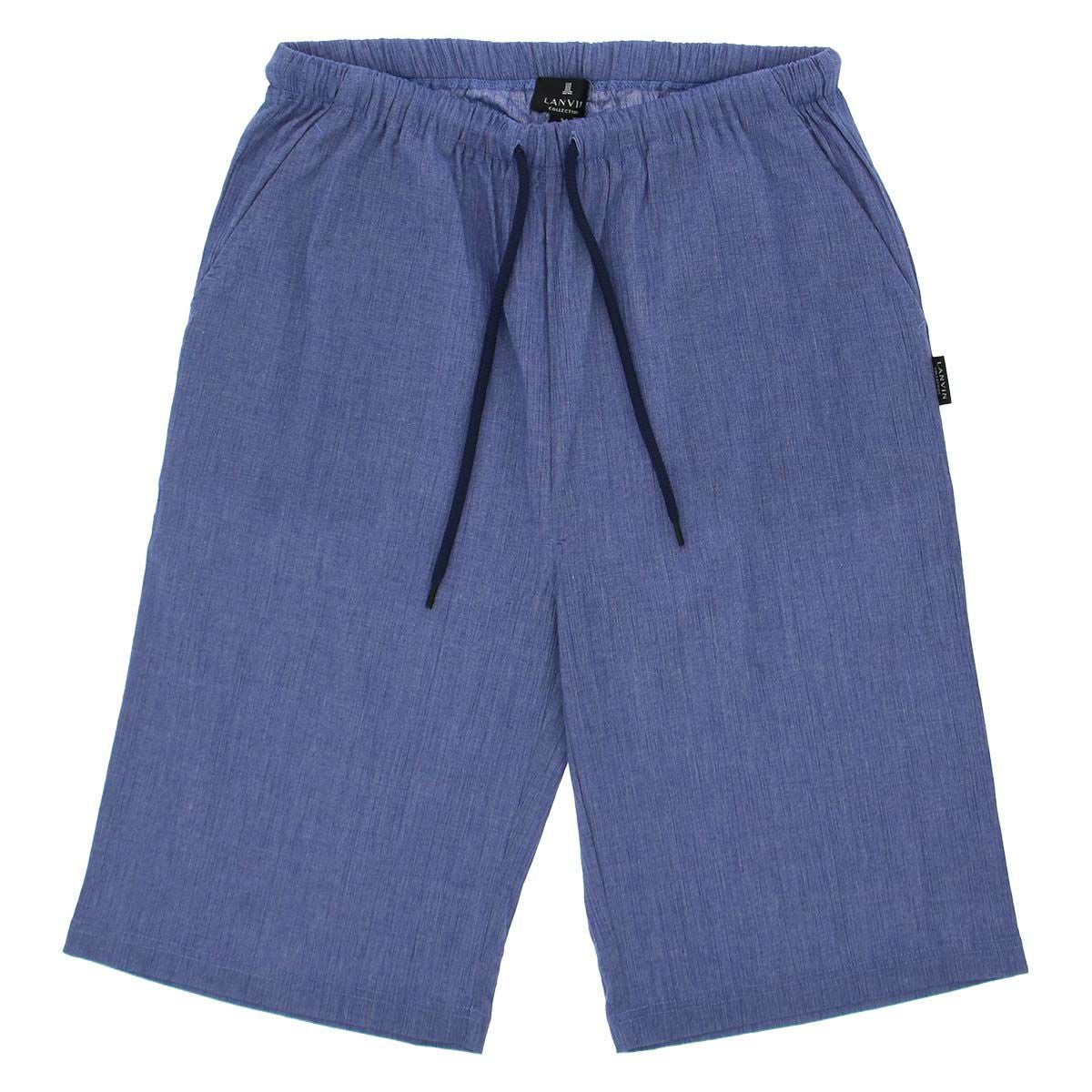 LANVIN COLLECTION しじら楊柳 パジャマ ハーフパンツ 【M・Lサイズ