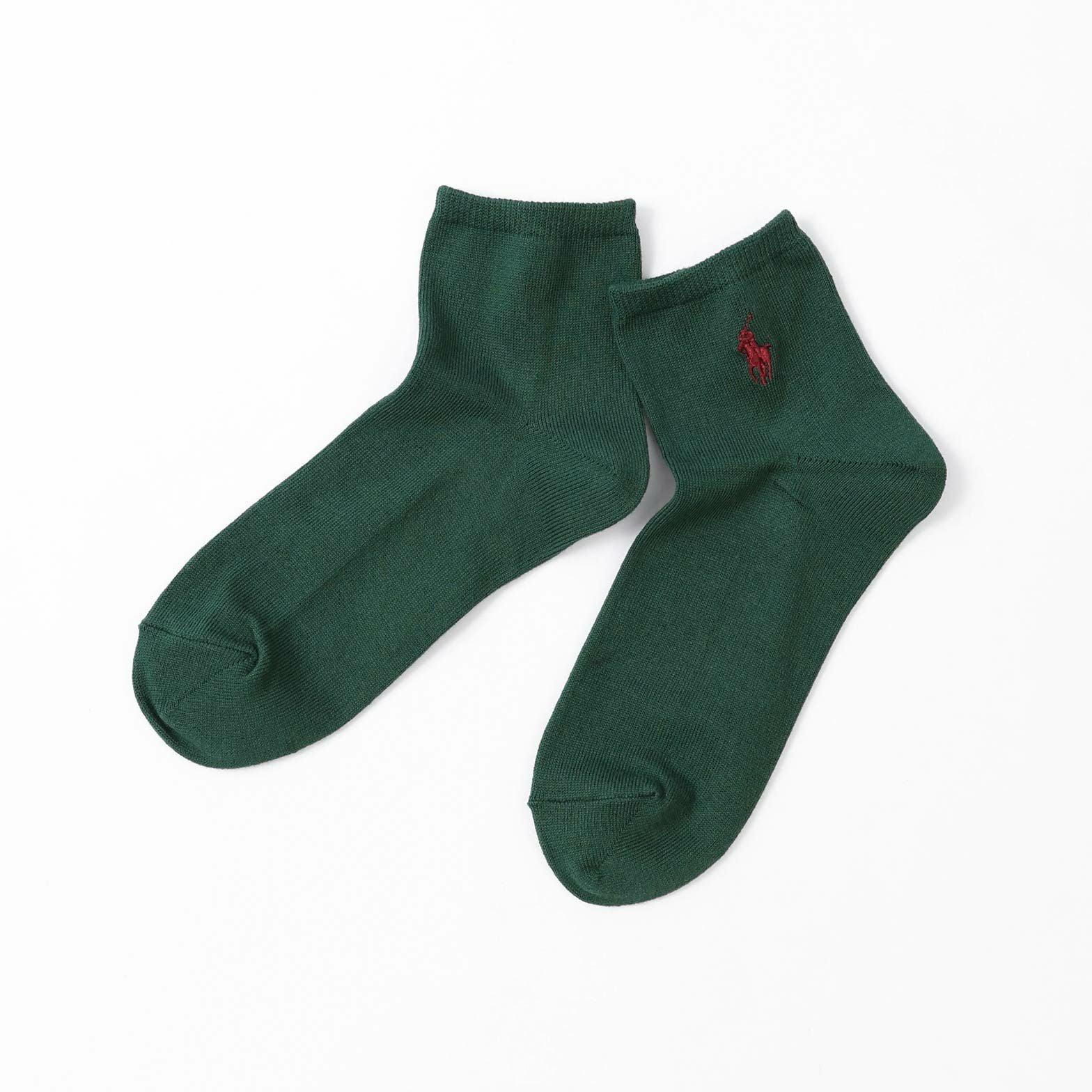 POLO RALPH LAUREN 平無地 オーガニックコットン混 ショート丈