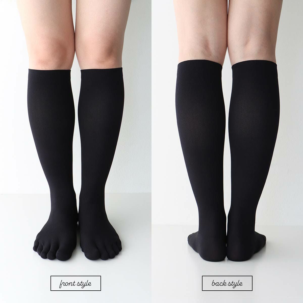 NAIGAI COMFORT 5本指 着圧ソックス【ハイソックス】 レディース 日本