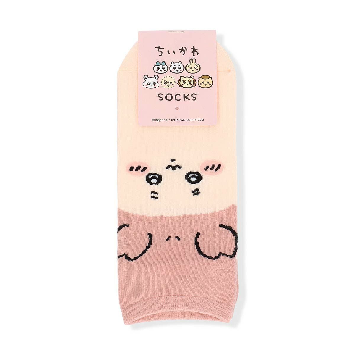 ちいかわスニーカー丈ソックス古本屋フェイスカニちゃん靴下レディースキャラクター3197009