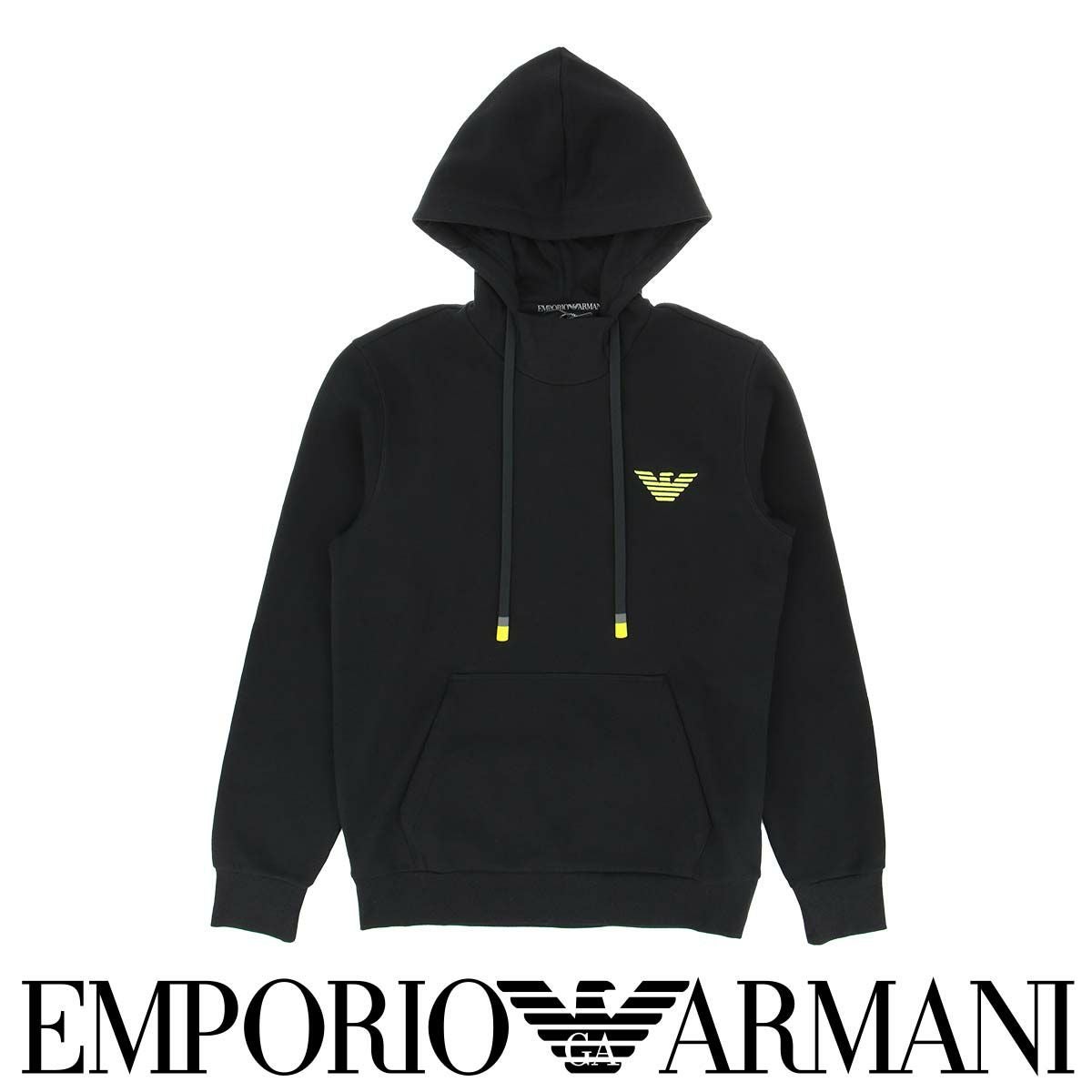 30%OFF EMPORIO ARMANI ICONIC TERRY HOODED SWEATSHIRT アイコニック