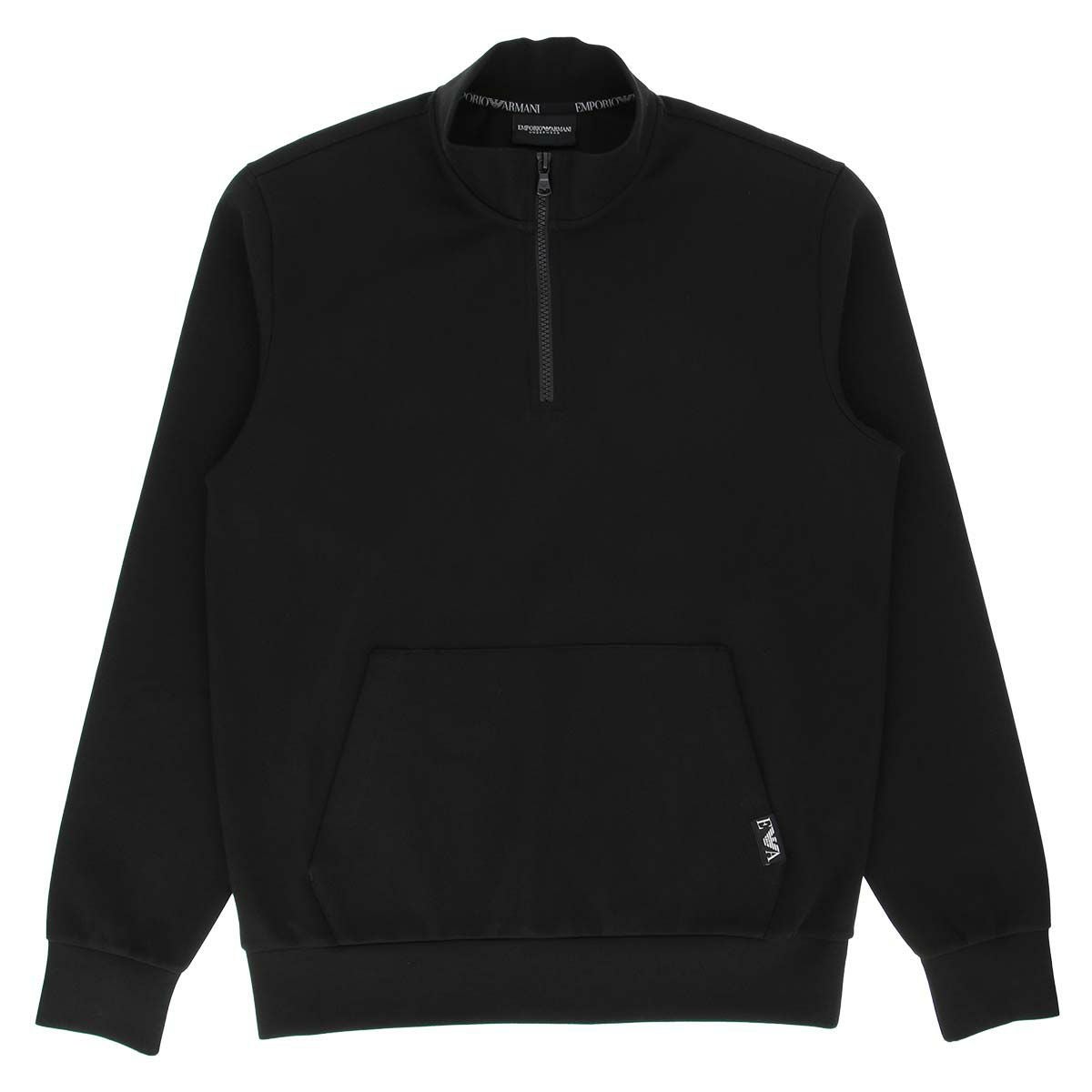 50%OFF EMPORIO ARMANI ストレッチ PIQUET TERRY HALFZIP スウェット