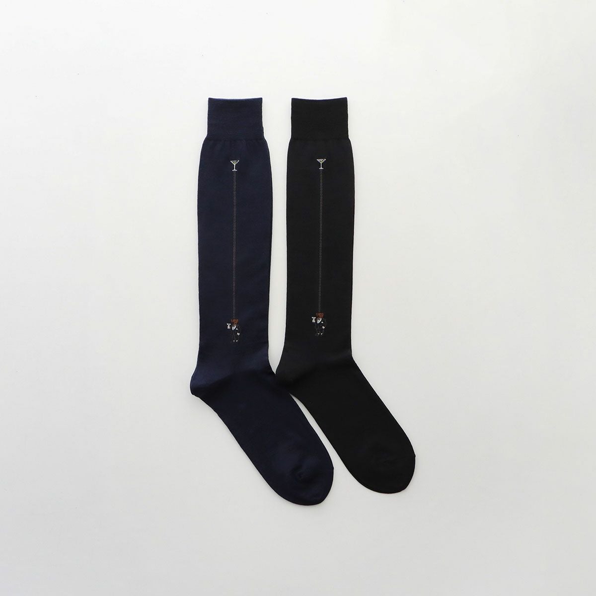 POLO RALPH LAUREN ビジカジハイソックス ロングホーズ メリノウール混