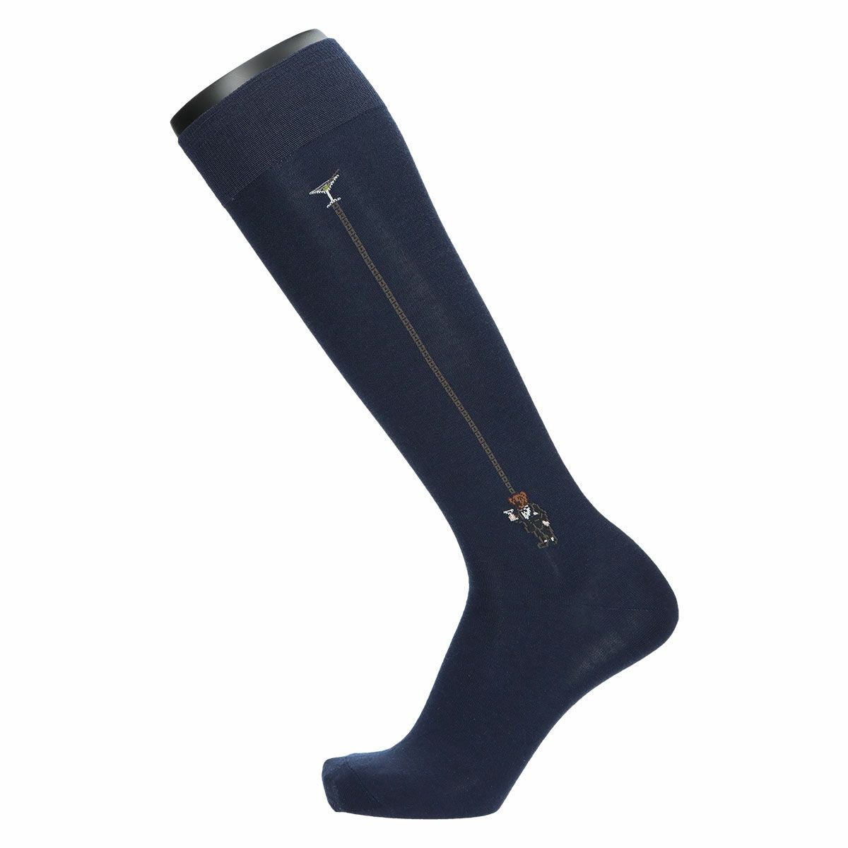 POLO RALPH LAUREN ビジカジハイソックス ロングホーズ メリノウール混