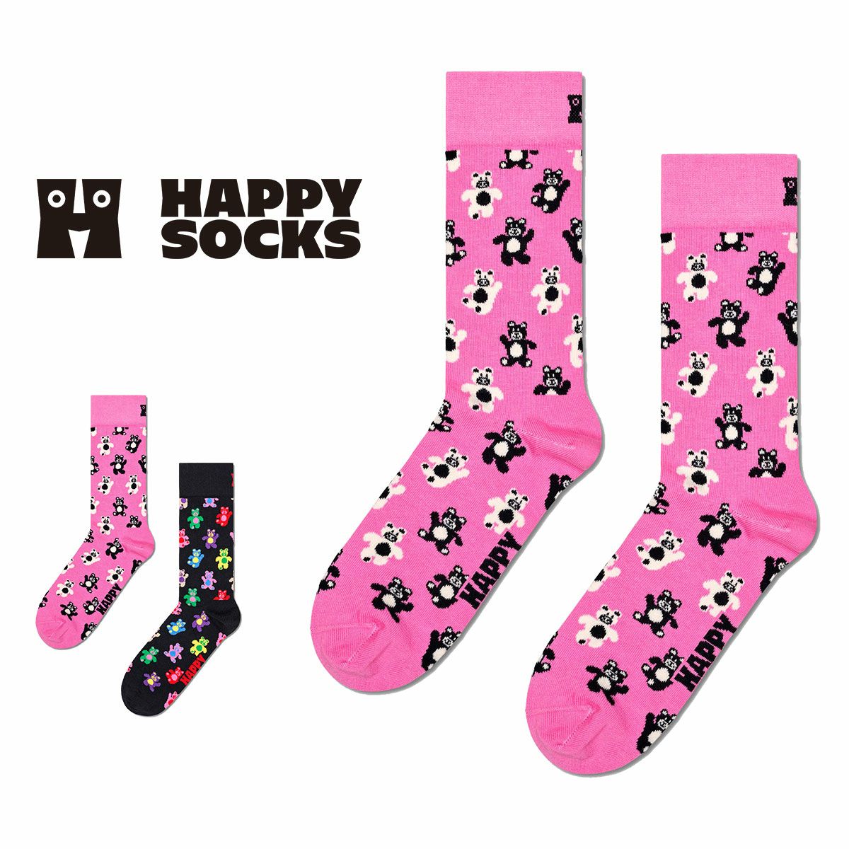 44%OFF Happy Socks Teddy Bear（ テディーベア ) クルー丈 ソックス