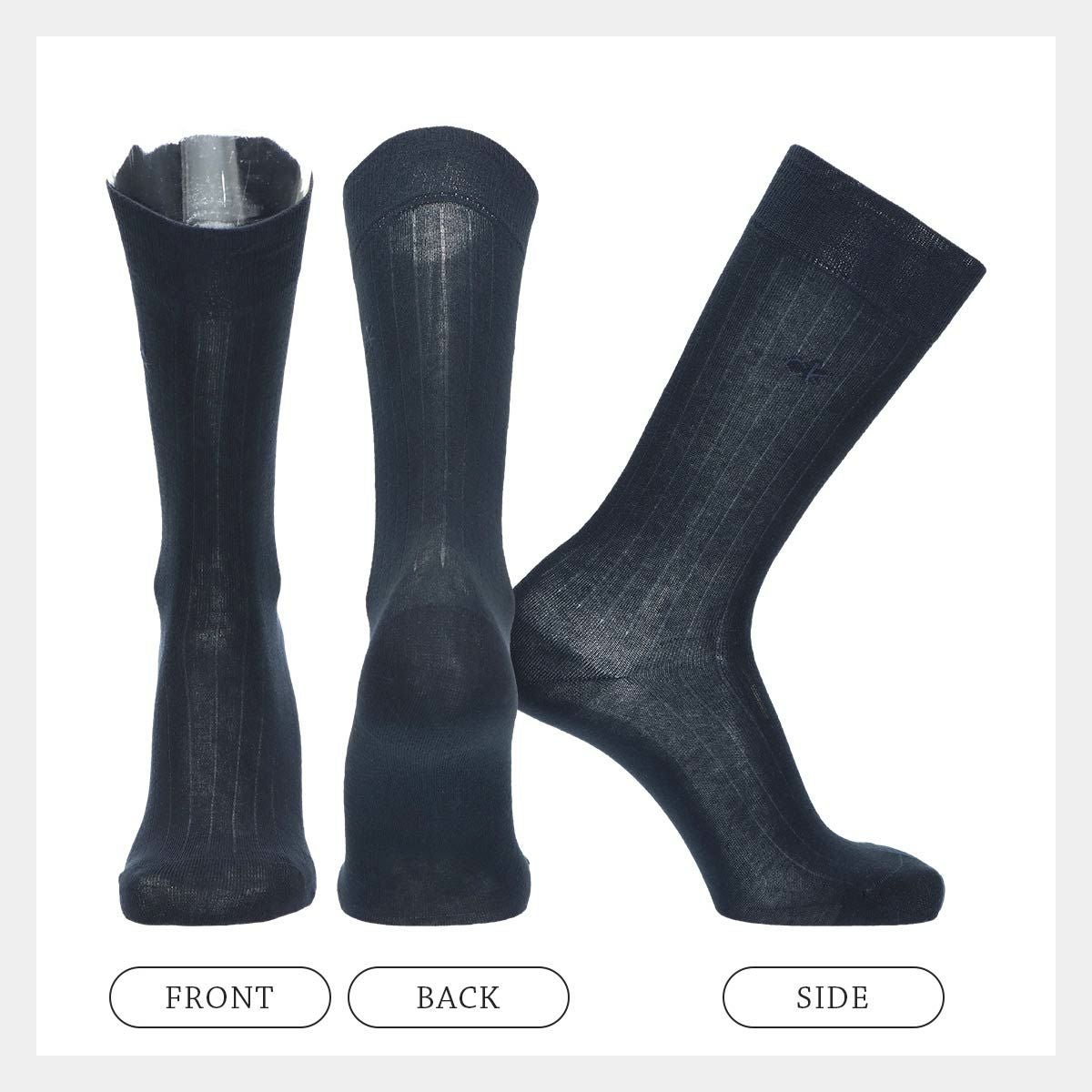 【送料無料】男性プレゼント手提げ紙袋付きCalvinKleinカルバン・クラインオールシーズン用ビジネスブランド靴下2足セットリブ編み抗菌防臭クルー丈メンズソックス箱入りギフトセット贈答92592022（CK-20ec-RB）giftset