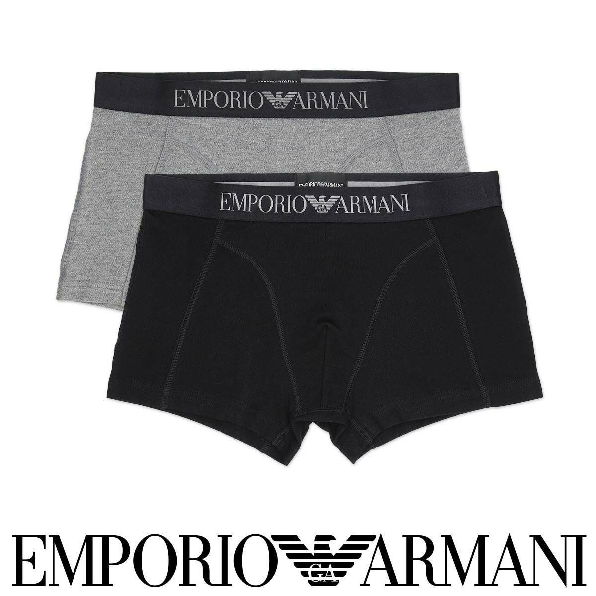 50%OFF EMPORIO ARMANI ストレッチピケ ボクサーパンツ 前閉じ EU
